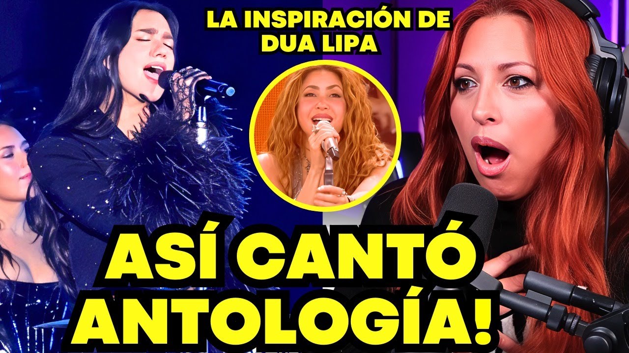 ¿Puede Dua Lipa con una canción de Shakira? Mira esto | Vocal Coach REACTION & Analysis