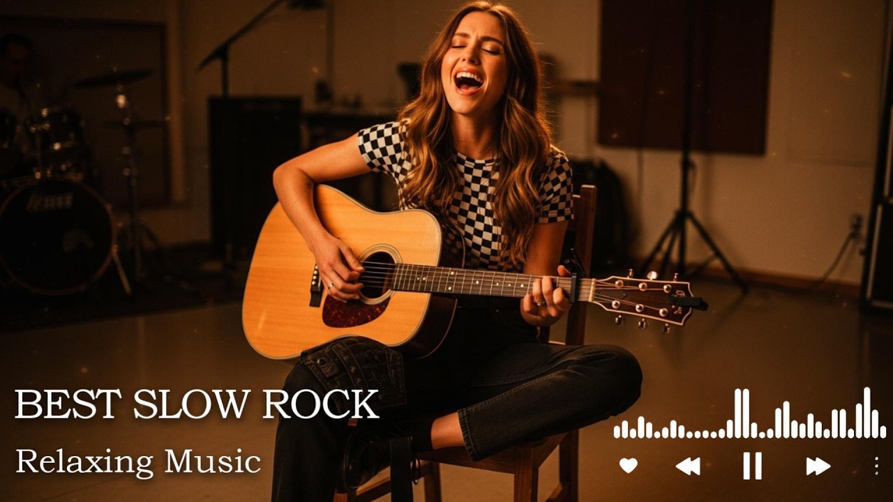 Golden Hour Slow Rock Love Songs | Heartfelt Melodies for Peaceful Nights