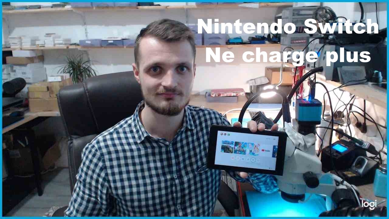 Nintendo Switch/Lite ne charge plus/S'allume plus - Connecteur de charge