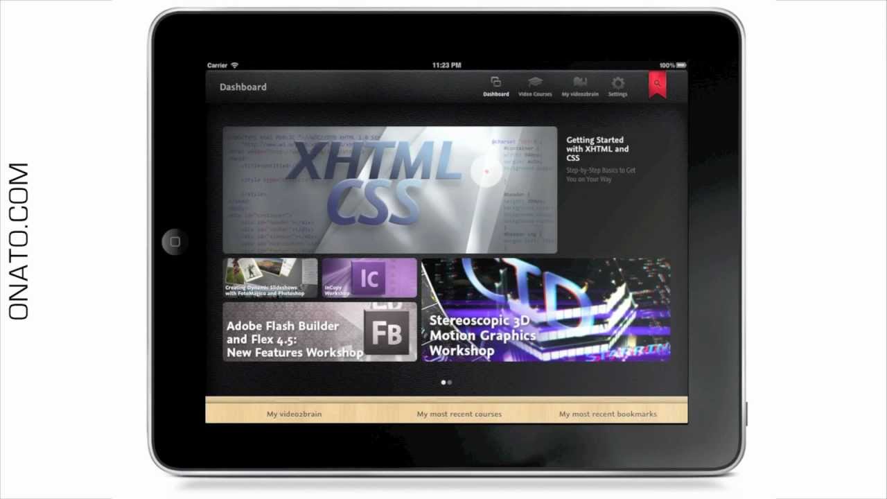 video2brain iOS App