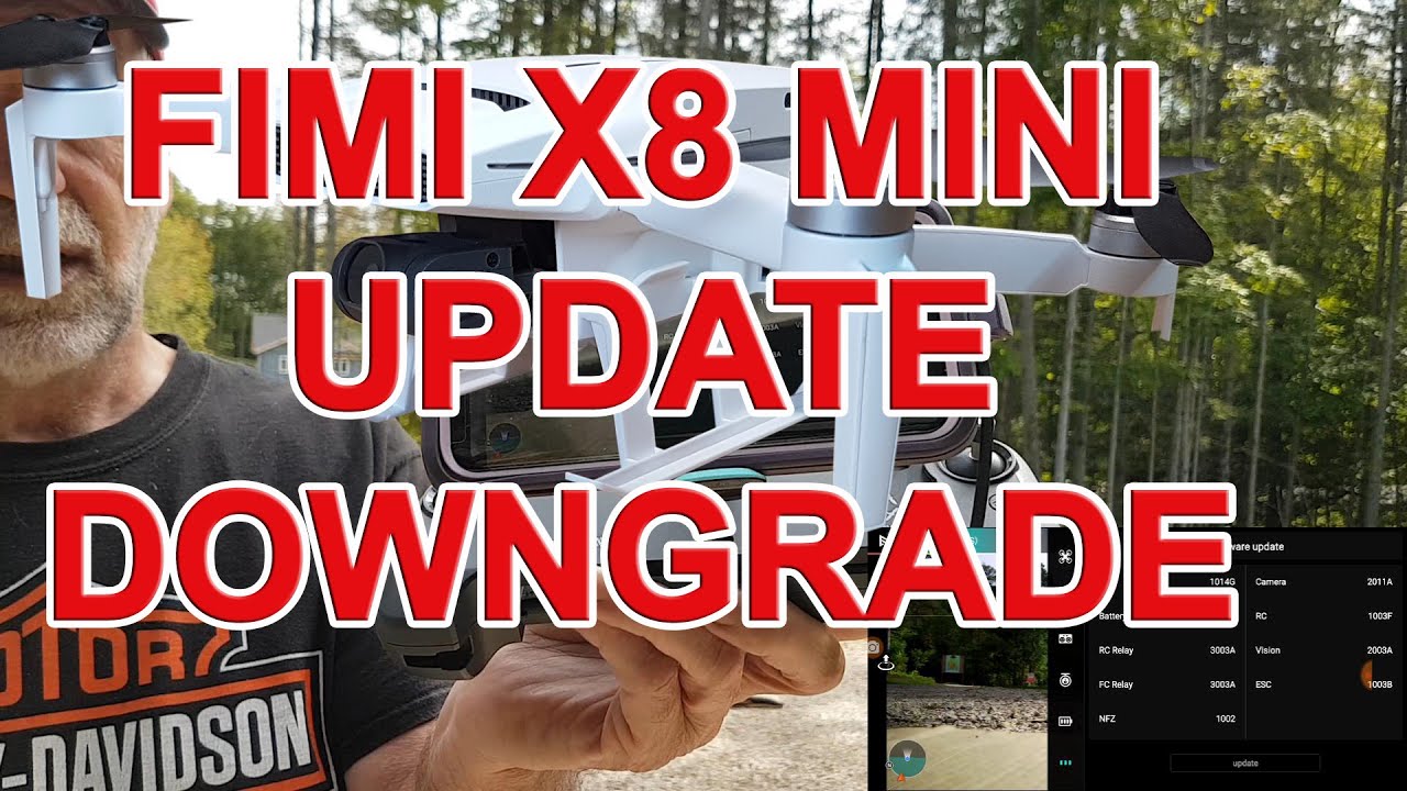 How to - Downgrade a Fimi X8 Mini Update - Cut n Paste - 1-2-3 !