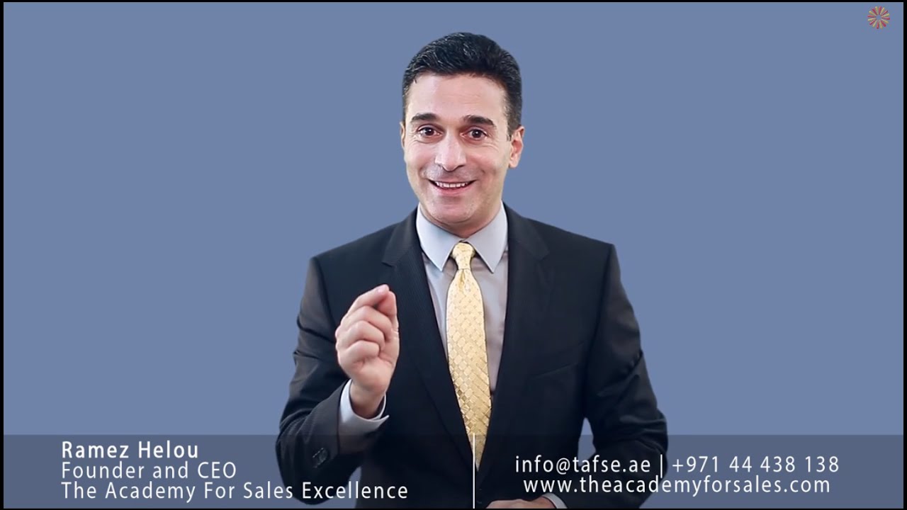 Sales Tip Of The Week #18 by Ramez Helou