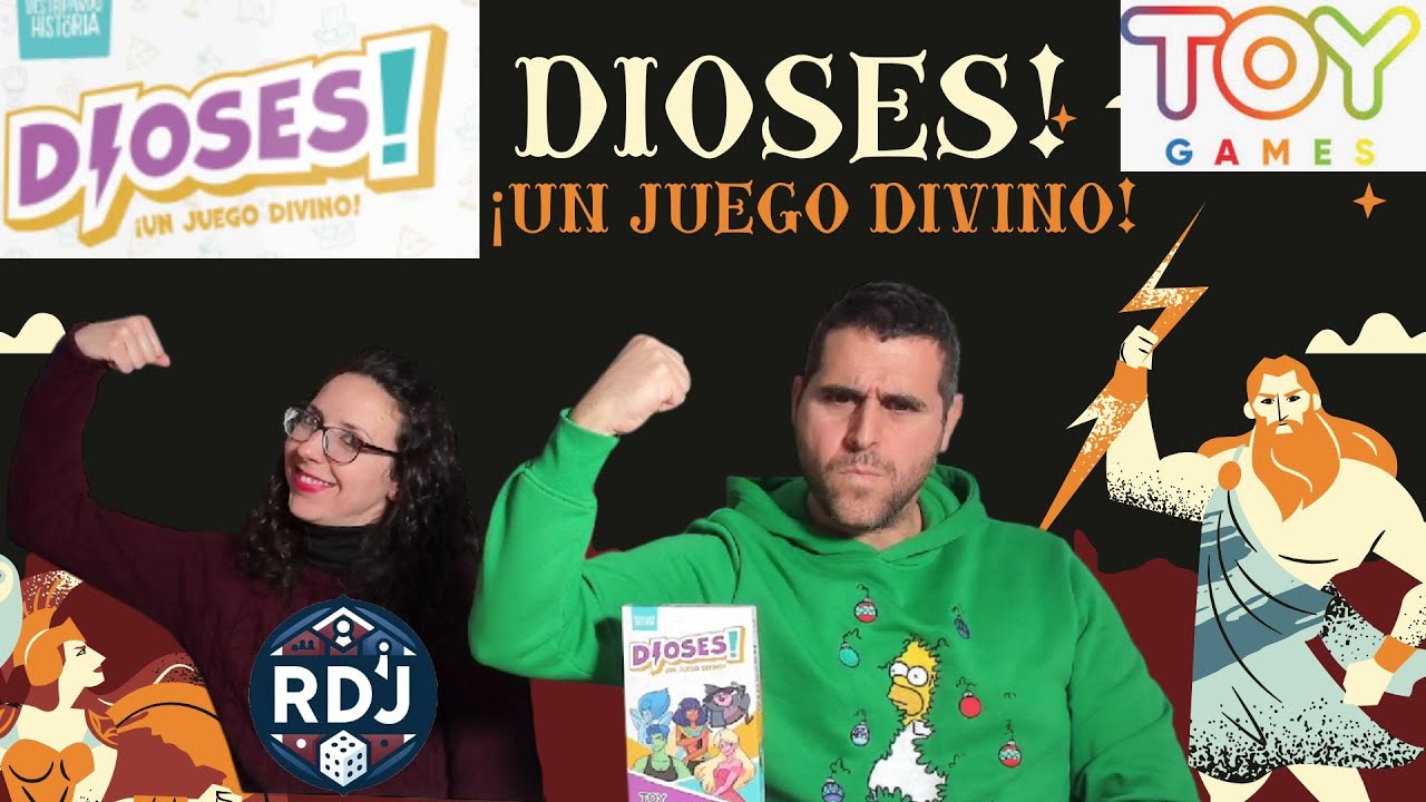 DIOSES UN JUEGO DIVINO Partida y VídeoReseña (RDJ)