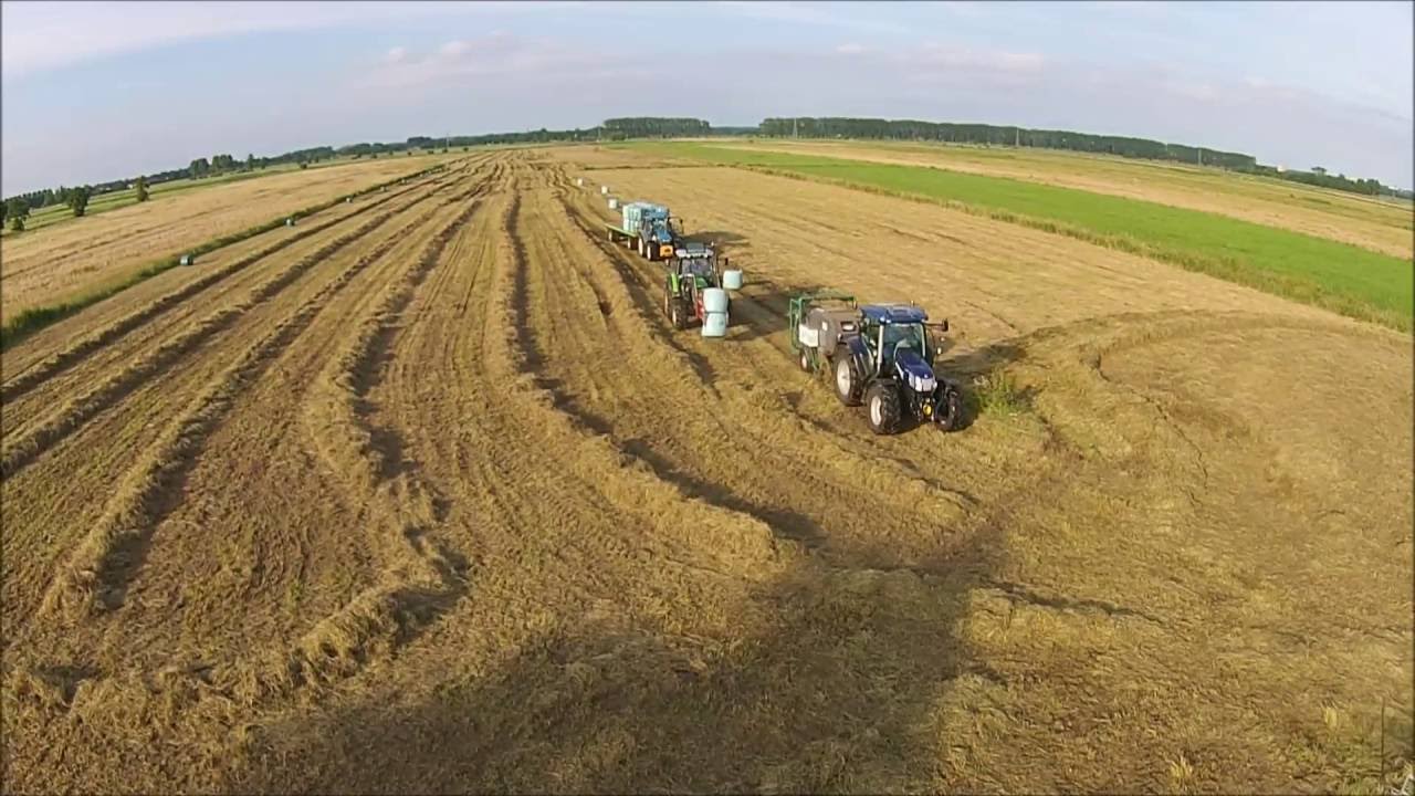 Balen persen en rijden 2016 | kleine ronde balen