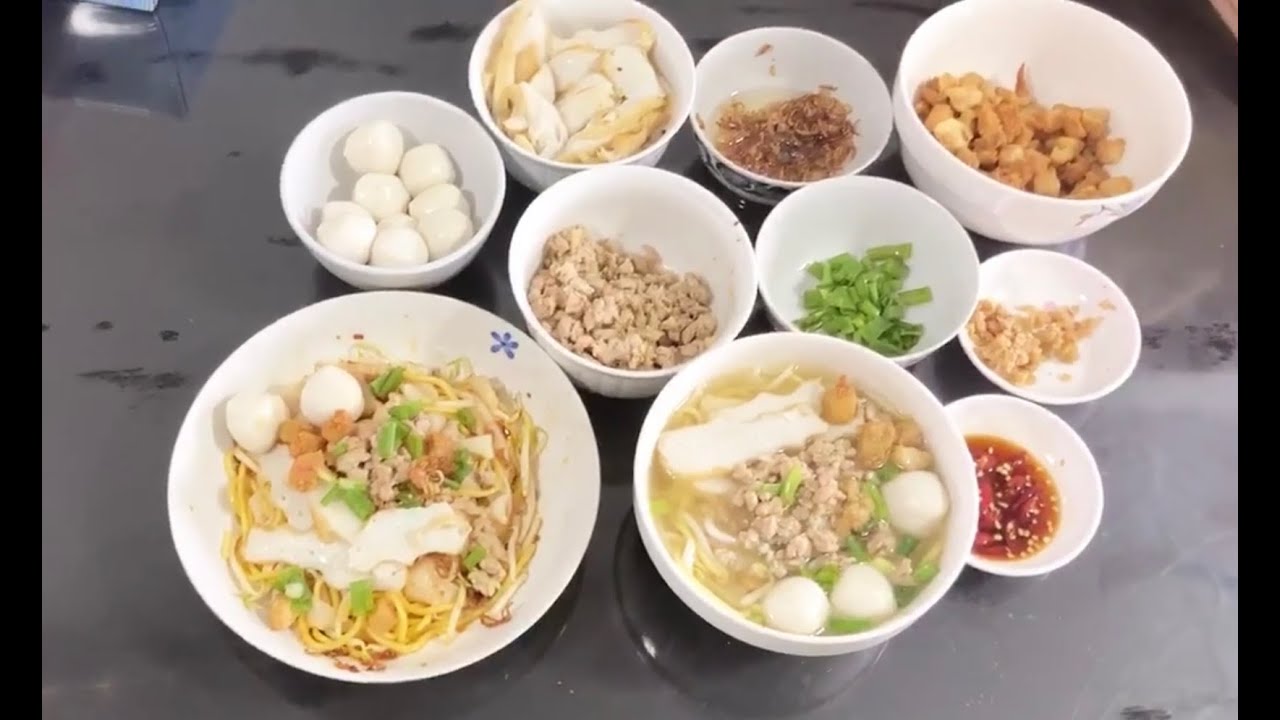 鱼圆粿条面汤 Fishball Kway Teow Mee Soup