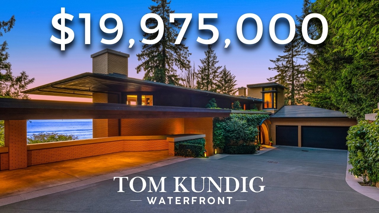 Inside Tom Kundig Designed Waterfront Estate | Bellevue, WA | Luxury Tours