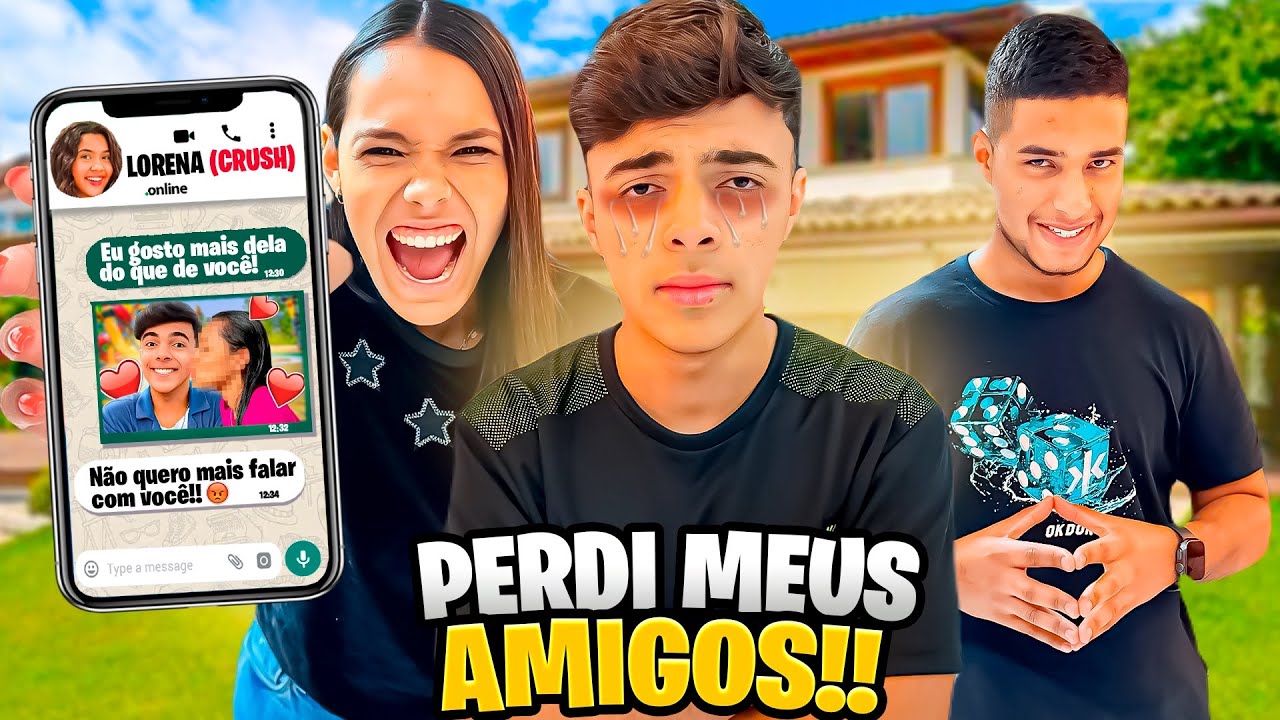 PEGARAM MEU CELULAR ESCONDIDO E FINGIRAM SER EU! *acabaram com as minhas amizades😢
