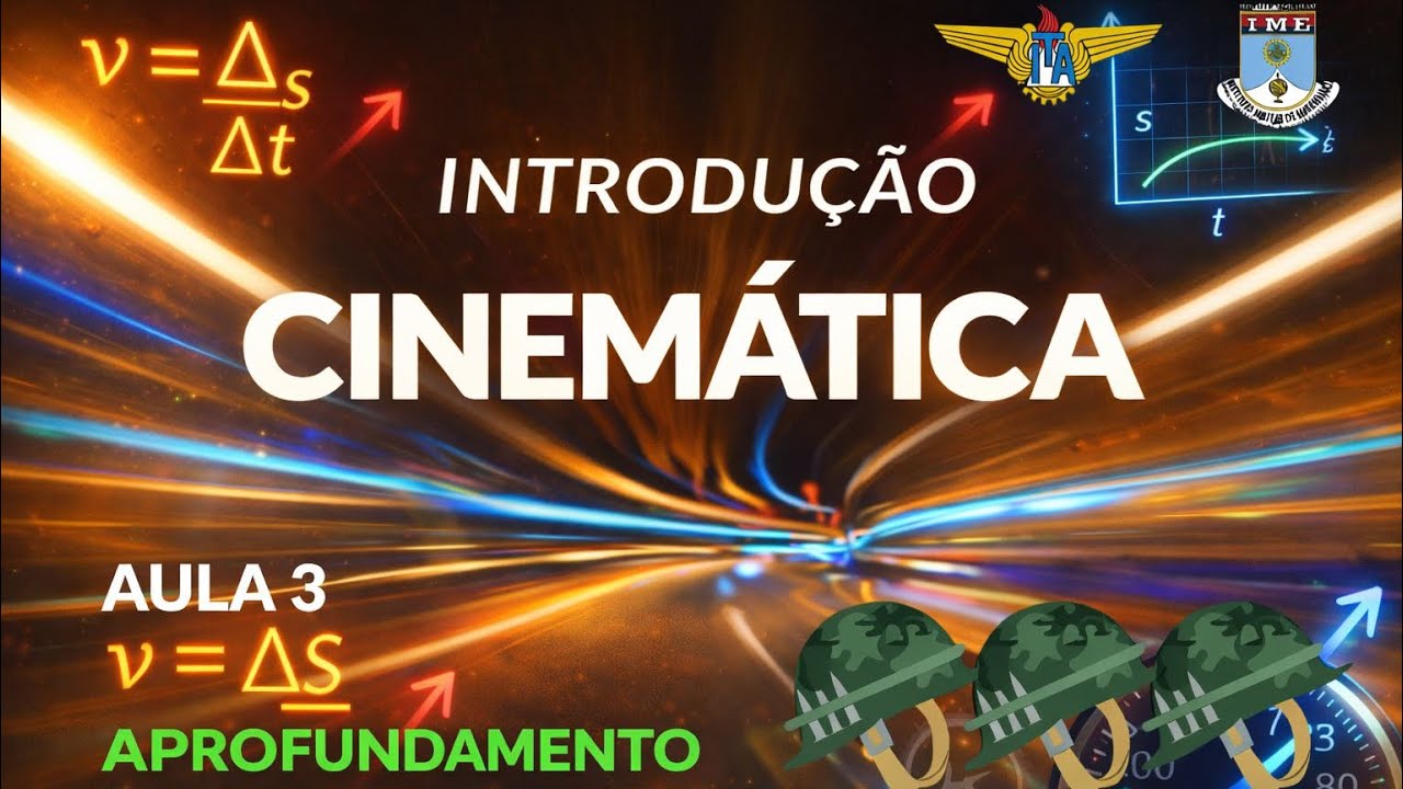INTRODUÇÃO À CINEMÁTICA, velocidades médias 🔥(aula 03#APROFUNDAMENTO)