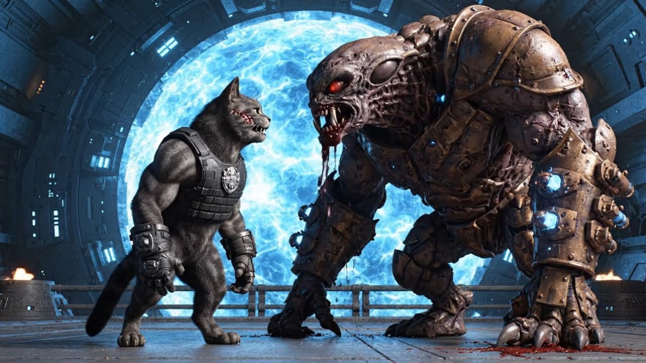Warrior Cat vs Alien Invasion 🐱⚔️👽 | Epic Space Battle to Save the Universe 🚀
