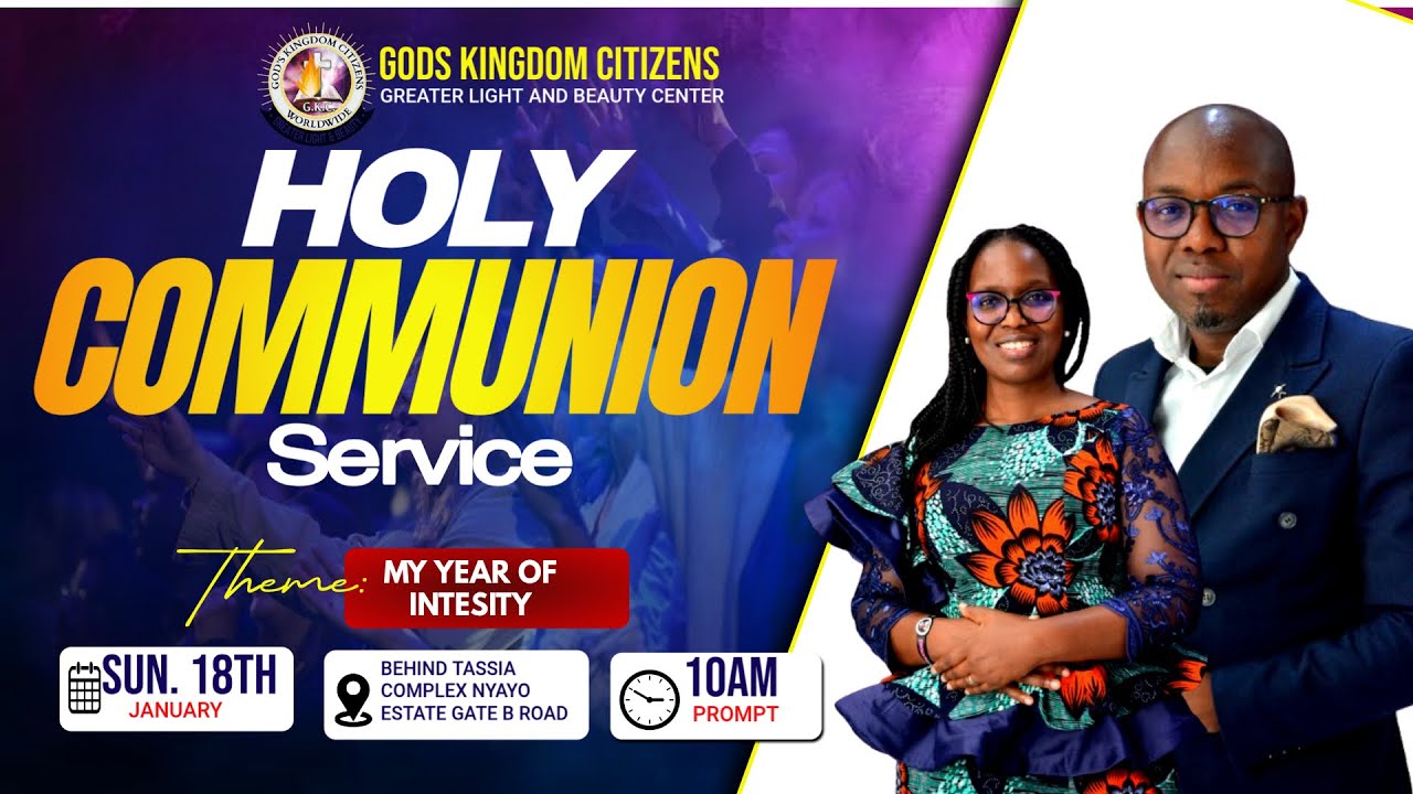 JANUARY 2026 HOLY COMMUNION SERVICE