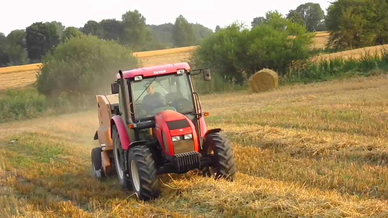 SokolowoTeamTV- Prasowanie 2012 Zetor Proxima 8441 & Warfama Z-543