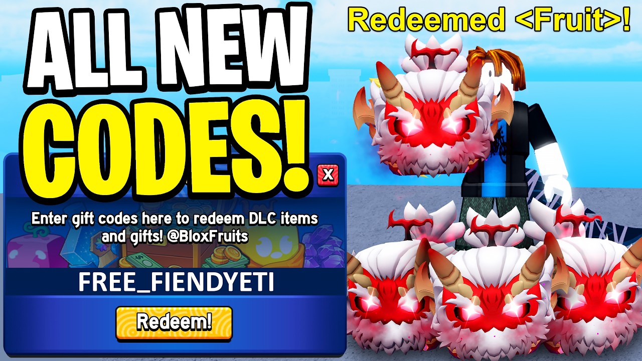*NOWE KODY* WSZYSTKIE DZIAŁAJĄCE KODY W BLOX FRUITS 2026 LUTY! KODY ROBLOX BLOX FRUITS