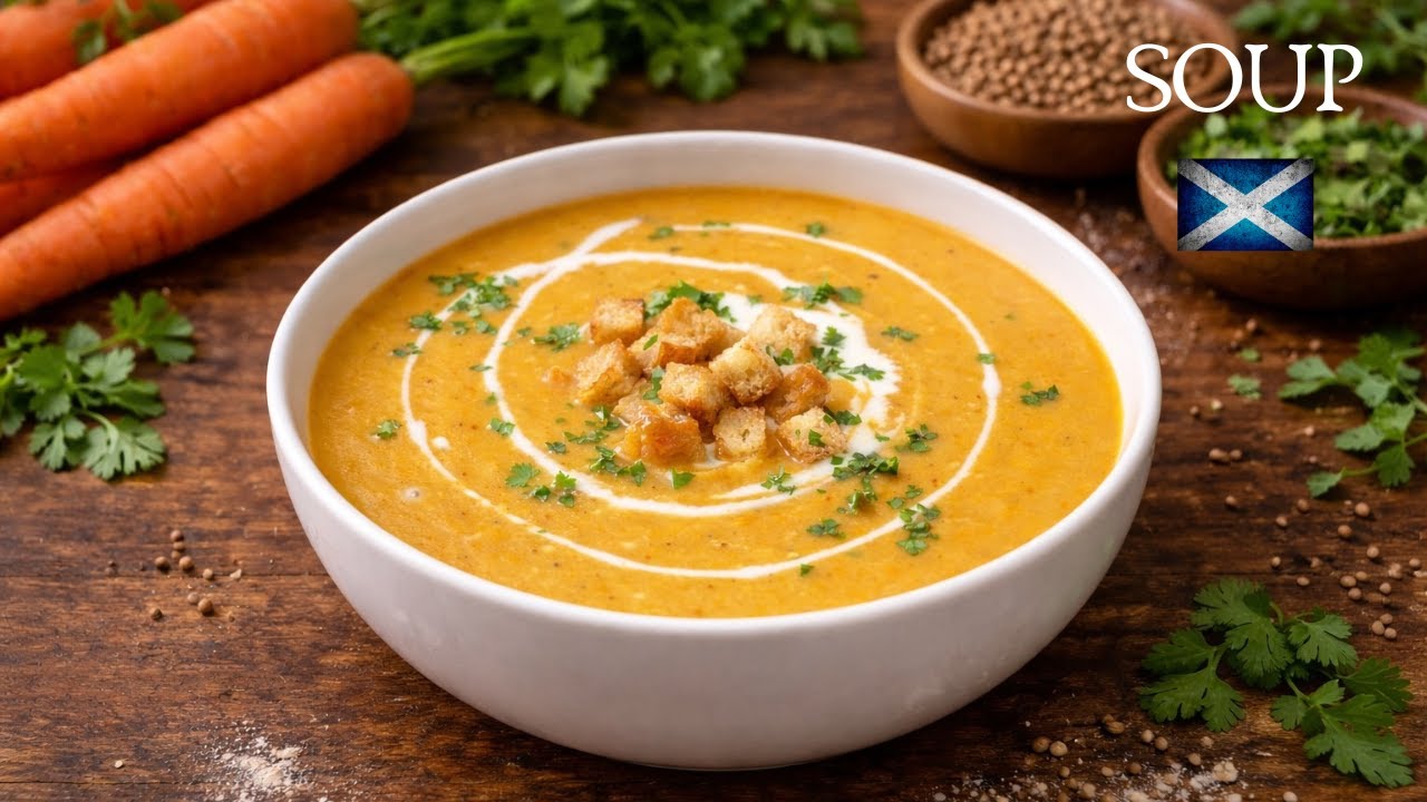 The Best! Carrot & Coriander Soup | Easy smooth soup recipe | Carrot & cilantro