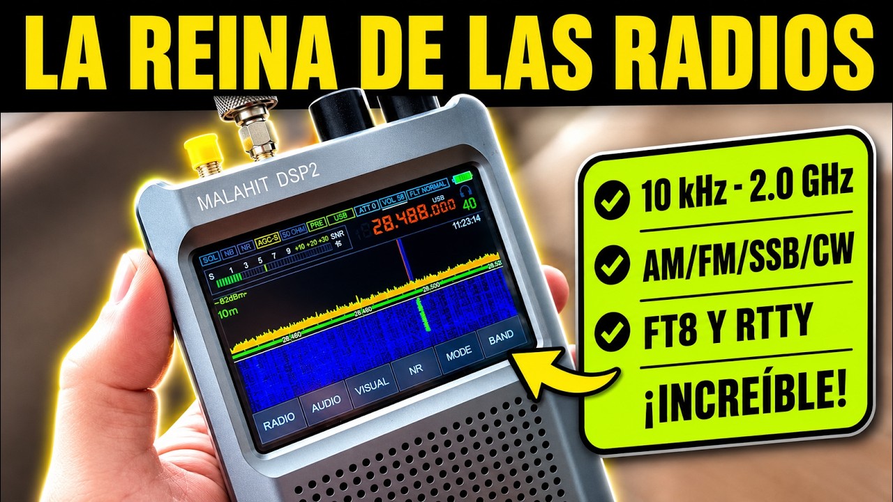 MALAHIT DSP2 LA MEJOR RADIO PORTÁTIL QUE EL DINERO PUEDE COMPRAR