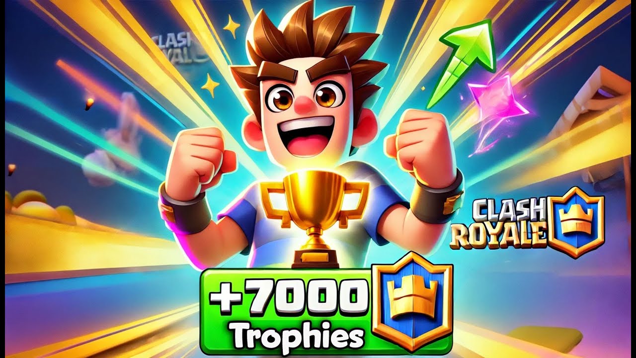 7000 Trophies UNLOCKED – Clash Royale Just Got Real!