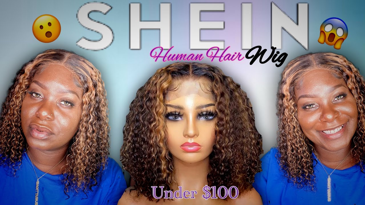 Shein Wig Review| Shein Human Hair Curly Wig|SHEIN Wig INSTALL|SHEIN has wigs