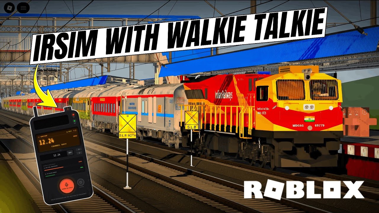 NEW UPDATE - WALKIE TALKIE | BEST ROBLOX TRAIN SIMULATOR - IRSIM