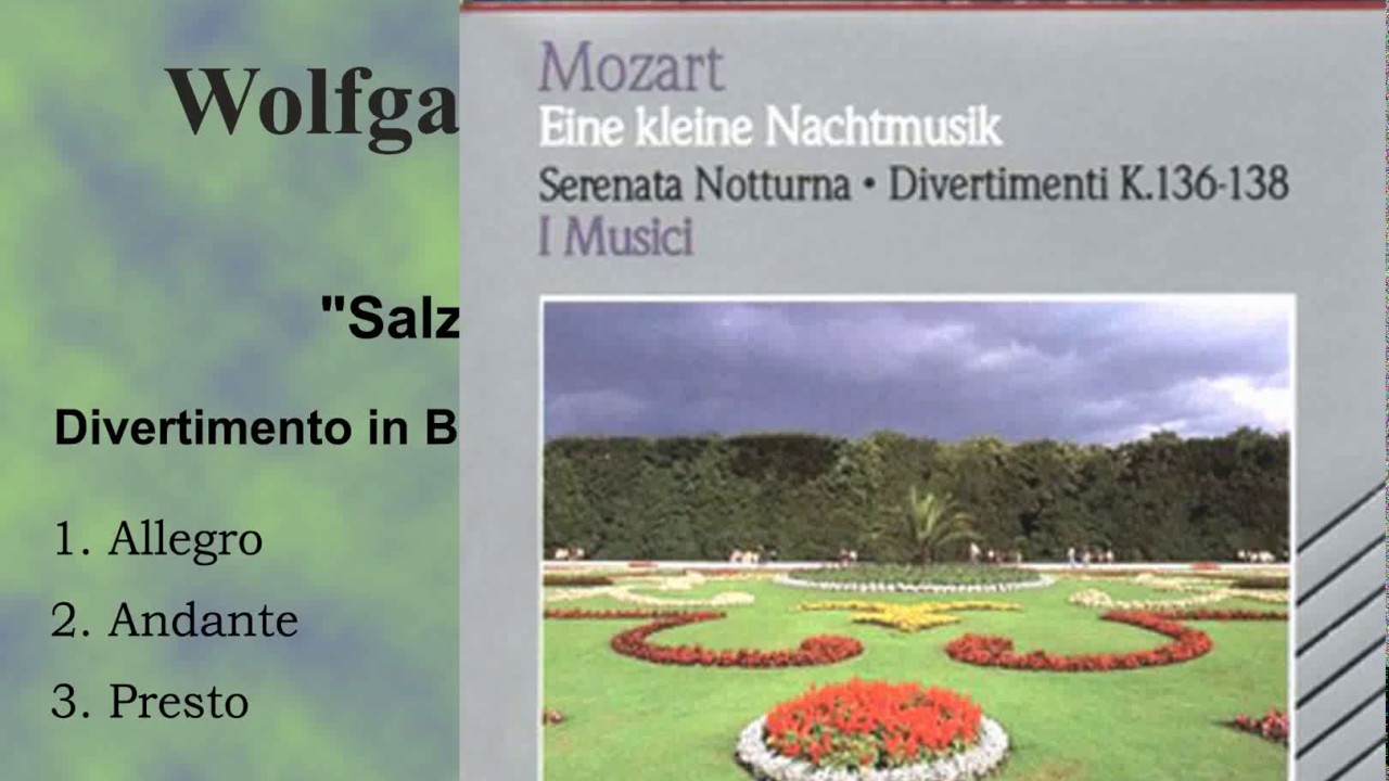 Mozart Salzburg Symphony No.1(I Musici 1972)