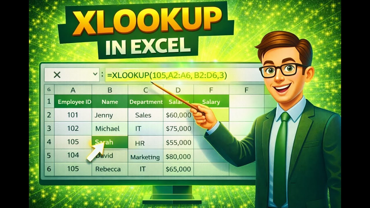 How To Use XLOOKUP Function in Excel | XLOOKUP Formula in Excel | [Hindi]