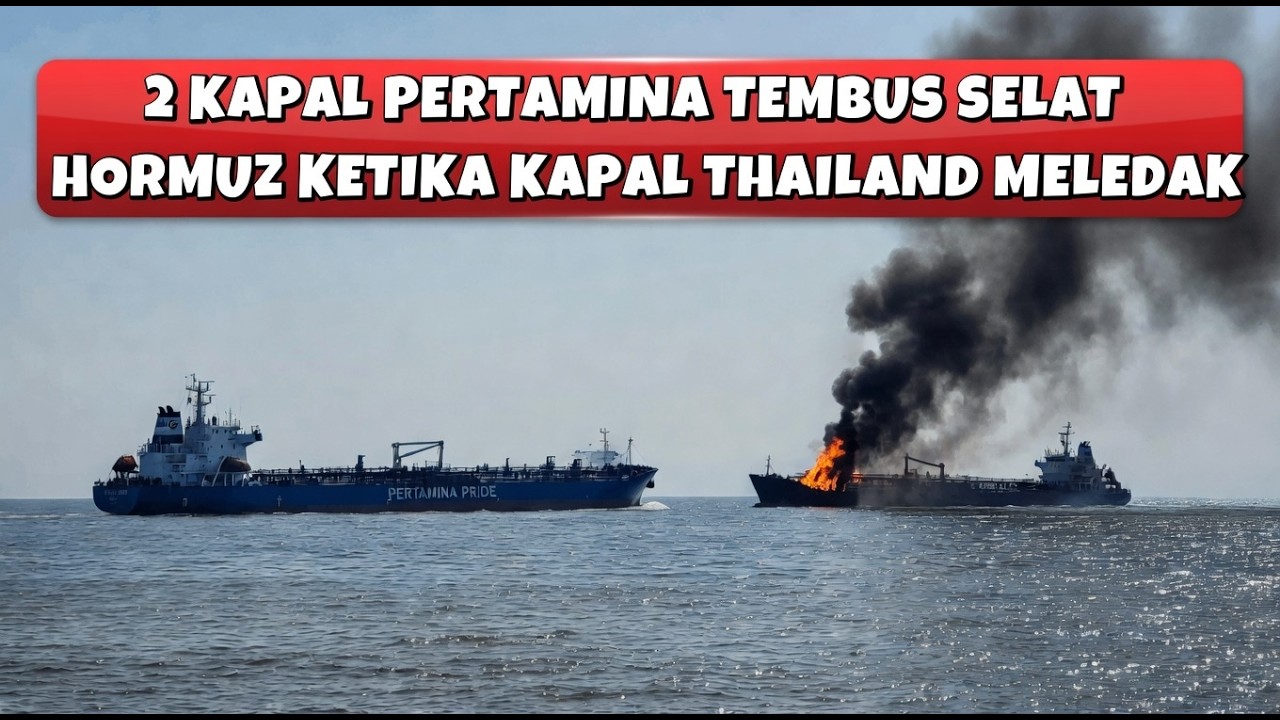 2 KAPAL PERTAMINA LOLOS DARI SELAT HORMUZ KETIKA KAPAL THAILAND JEBOL DI RUDAL IRAN