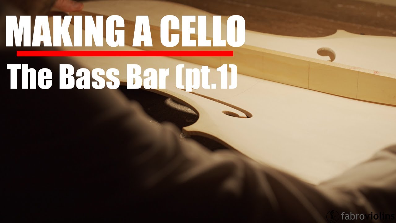MAKING A CELLO | Bass Bar (part 1) | Ruggeri Model