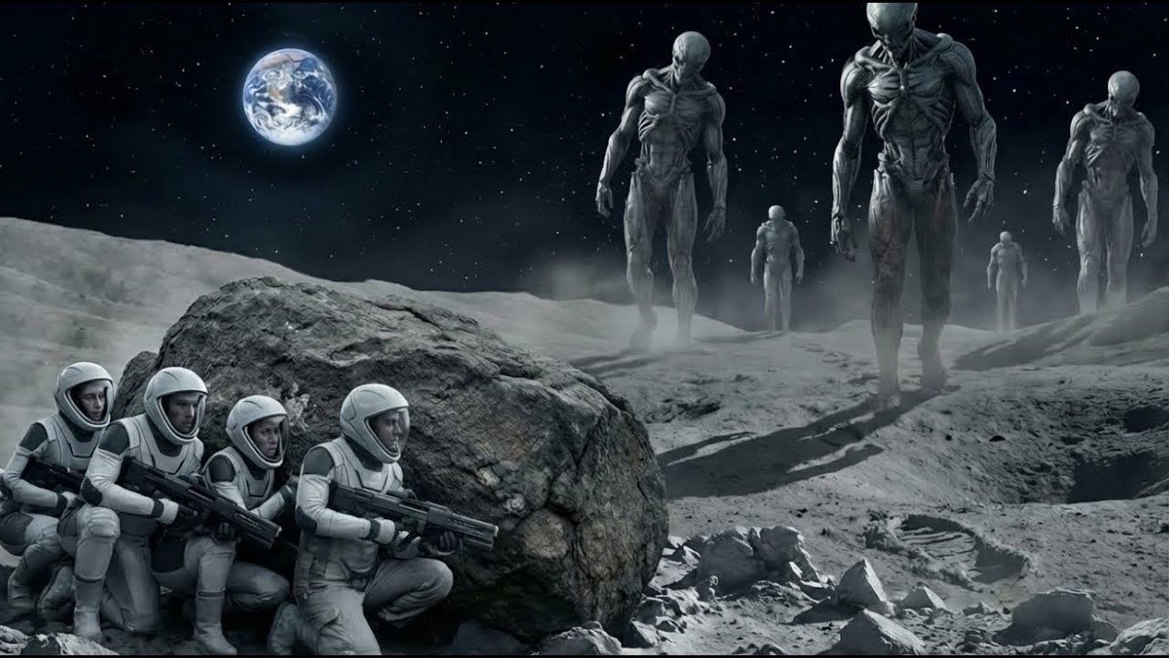 TITANS: ATAQUE LUNAR - Filme Completo | Sci-Fi AI Short Film