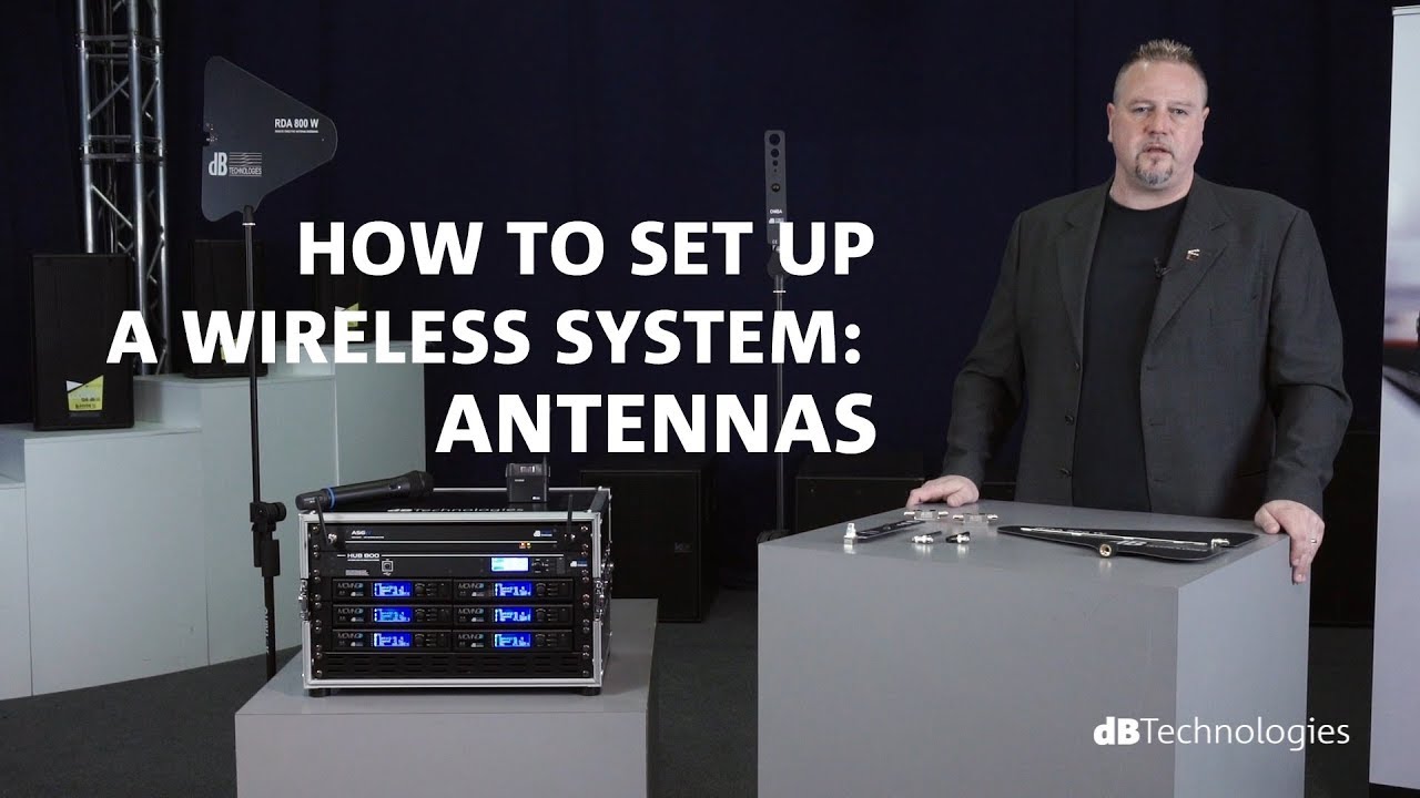 How to set up a wireless system: antennas (ENG)