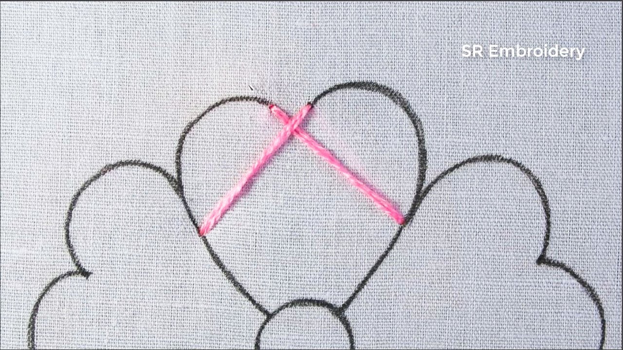 Modern Hand Embroidery Amazing Flower Embroidery Tutorial Super Easy Flower embroidery For Beginners