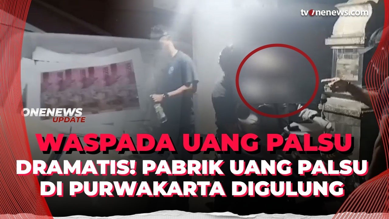 Jelang Lebaran! Polisi Gerebek Sindikat Uang Palsu dan Sita Ratusan Uang Siap Edar | OneNews Update