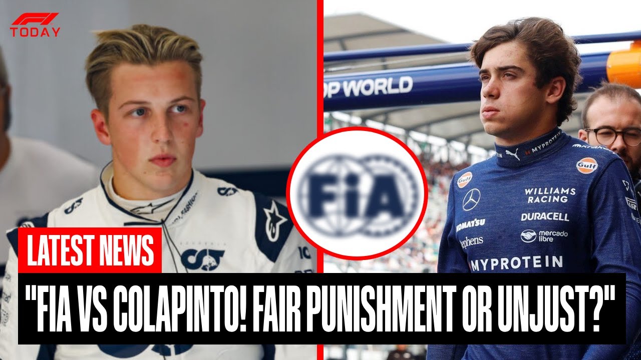 COLAPINTO Fights Back Against FIA's INJUSTICE penalty