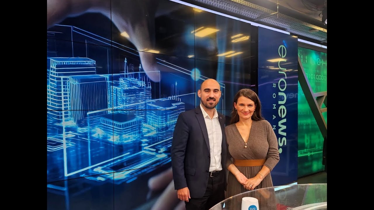 Interviu Euronews - Nora Dinca - despre BIM, GIS și BIMcon 2024