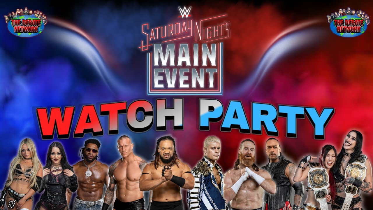 WWE Saturday Night's Main Event & UFC 324 Watch Party!!!