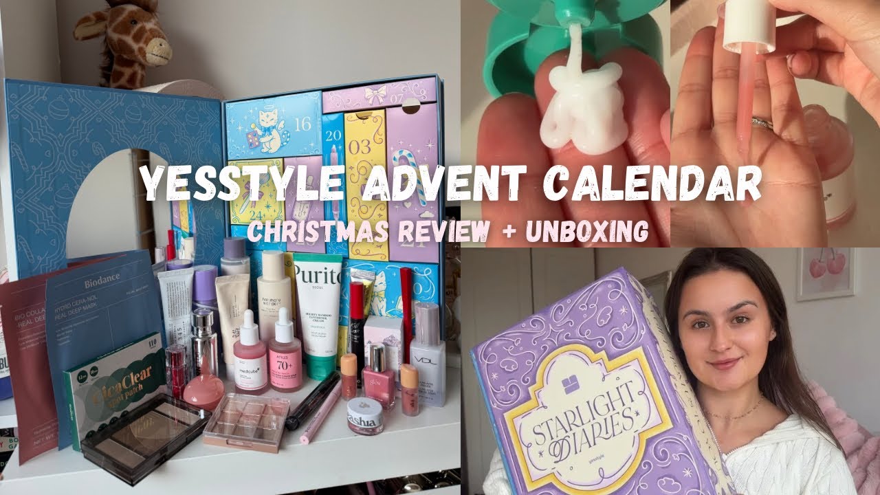 YesStyle Beauty Advent Calendar 2025✨ Unboxing + Review | K-Beauty Skincare and Make Up