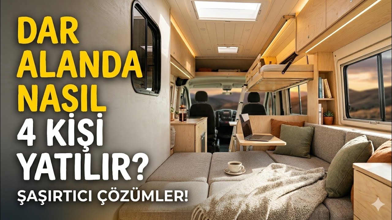 KARAVANDA EKSTRA YATAK UYGULAMASI #karavan