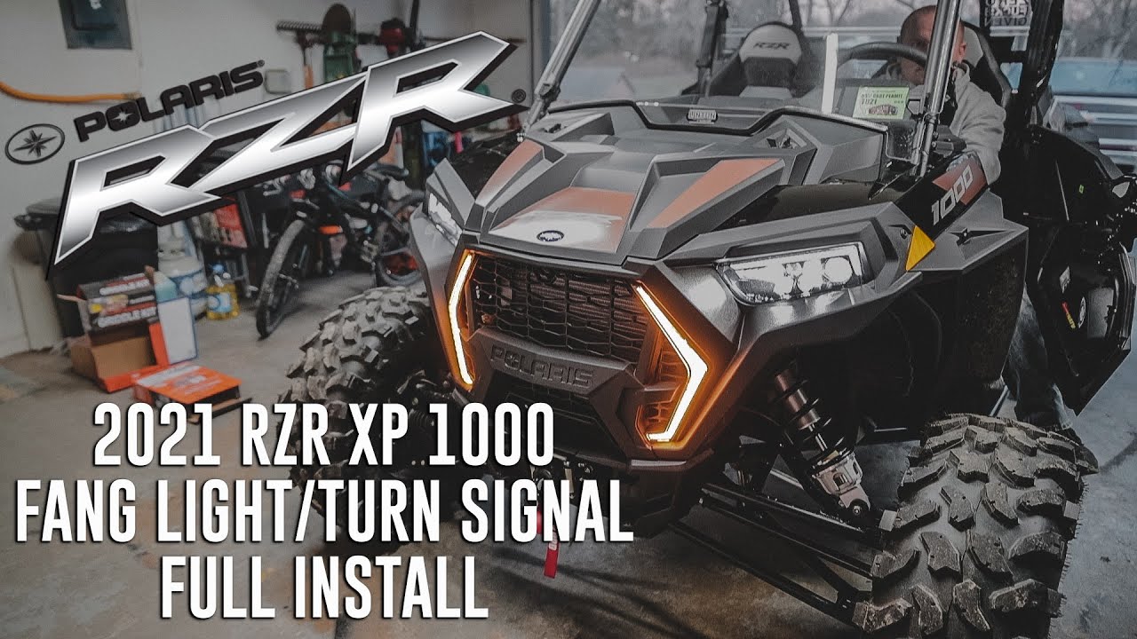 2021 RZR XP 1000 Fang Lights/Turn Signal Kit: Full Install