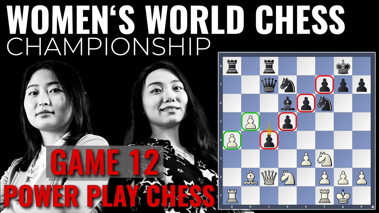 Ju Wenjun vs Lei Tingjie | Game 12 | Women's World Championship 2023