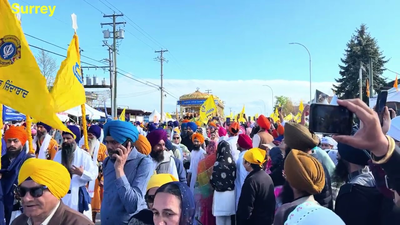 Surrey Nagar Kirtan 2025 (Vancouver) #surrey #nagarkirtan #shabadkirtan #canada #vancouver  #khalsa
