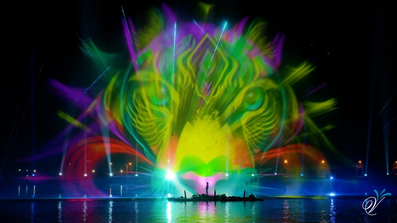 Proiezioni su schermi d'acqua - Viorica - Water Scenography Fairycubes