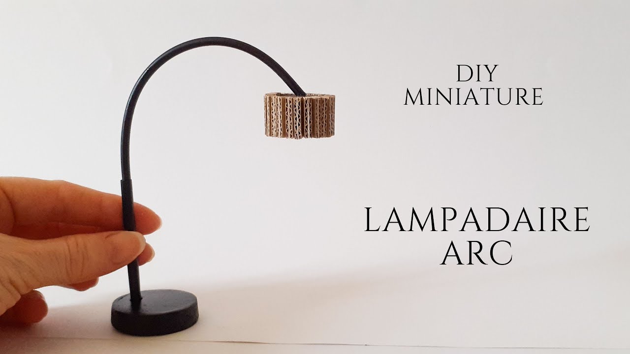MINIATURE ARC FLOOR LAMP.  MINIATURE LAMPADAIRE ARC.#arcfloorlamp#lampadairearc#yami_light_house