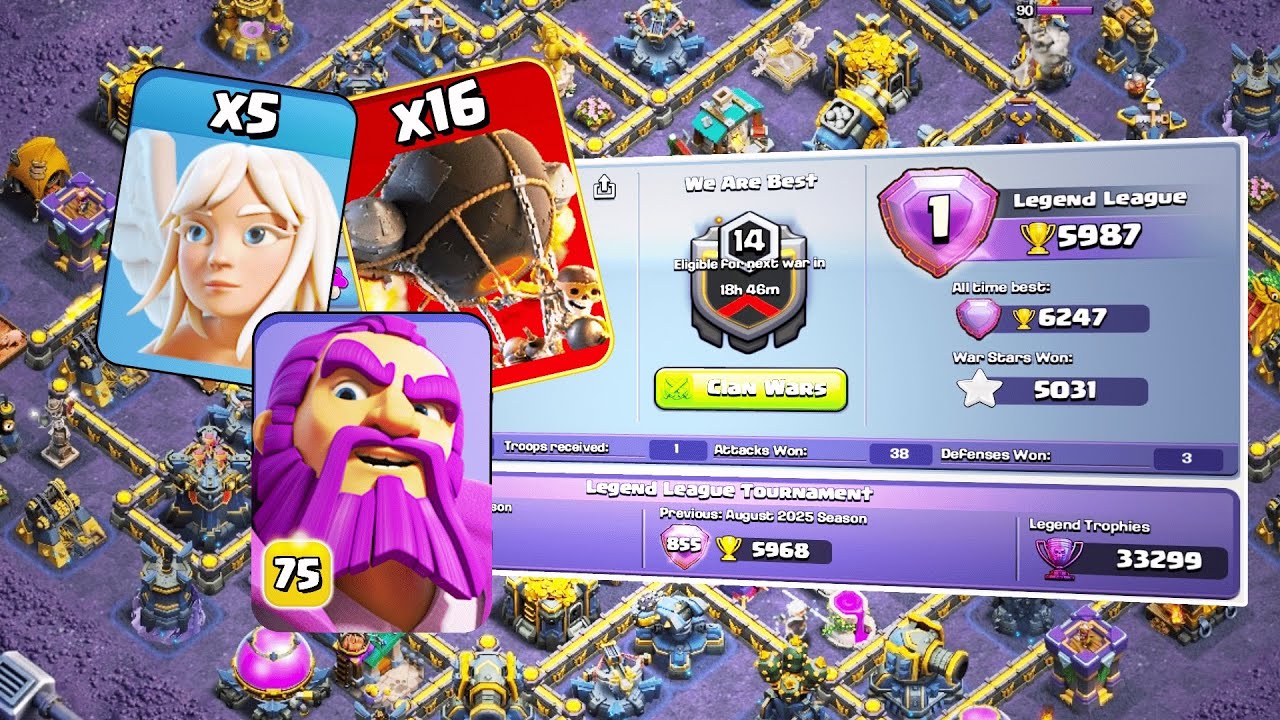 Огненный шар Rocketloons Legends League: Live Attacks, часть 23! 🔥