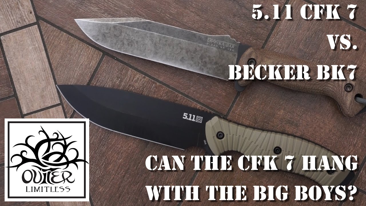 5.11 CFK 7 vs Becker BK7 - Can the CFK 7 Hang with the Big Boys?