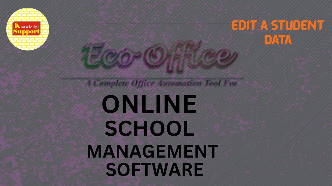 how to edit student data in Online School Management PSP.com 