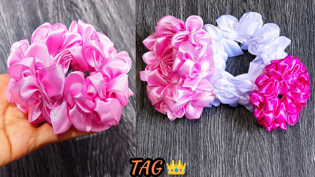 أسهل توكة كحكة 🥰 ممكن تعمليها بطريقة مبتكرة وجديدة 🤔من الساتان العادي بدون ماكينة خياطة 👏