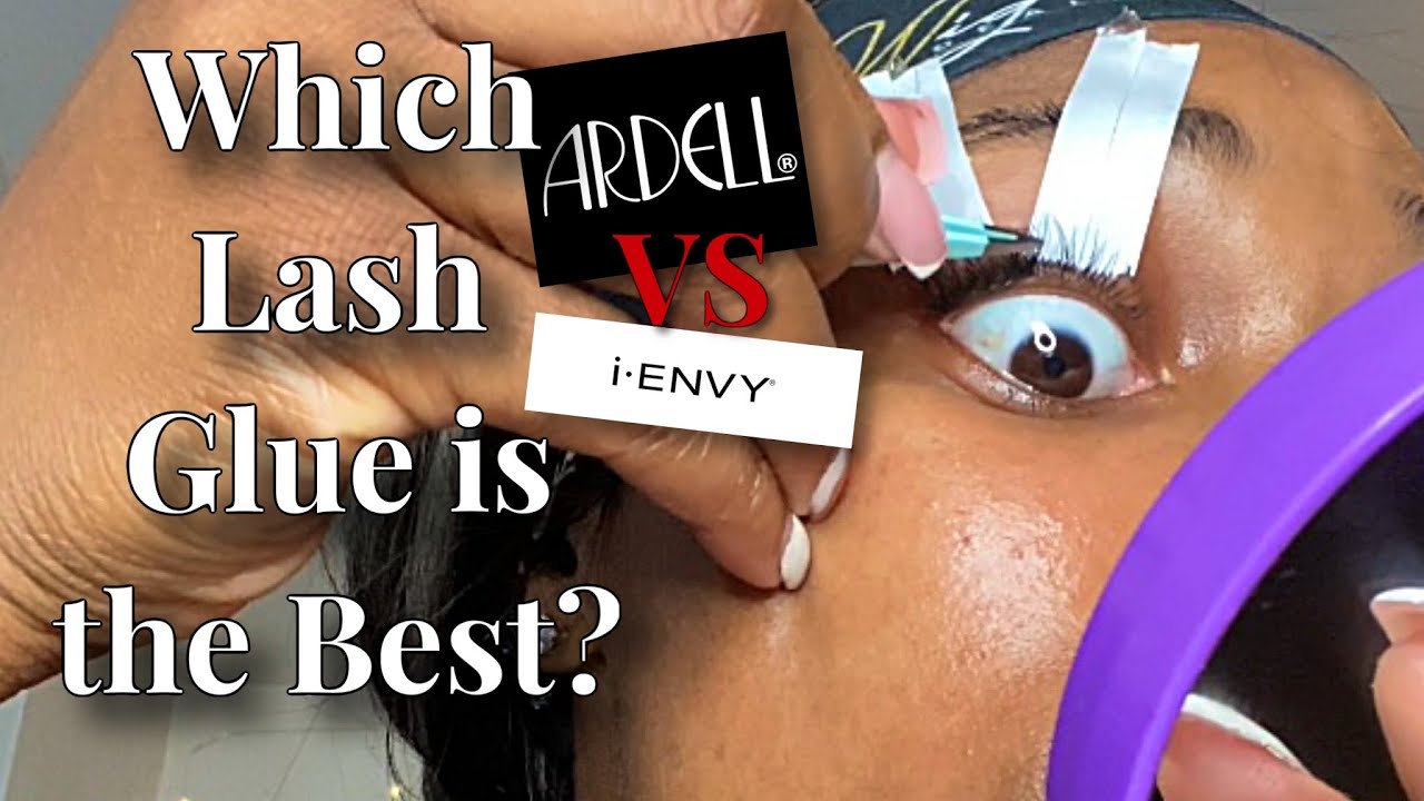 ЛУЧШИЙ КЛЕЙ ДЛЯ НАРАЩИВАНИЯ РЕСНИЦ СВОИМИ РУКАМИ #vlogmas #baddieonabudget