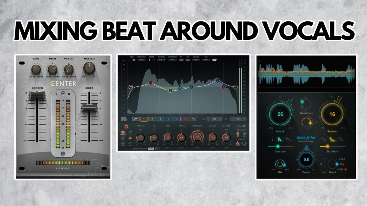 How To Mix 2-Track (Beat) Around Vocals Perfectly!