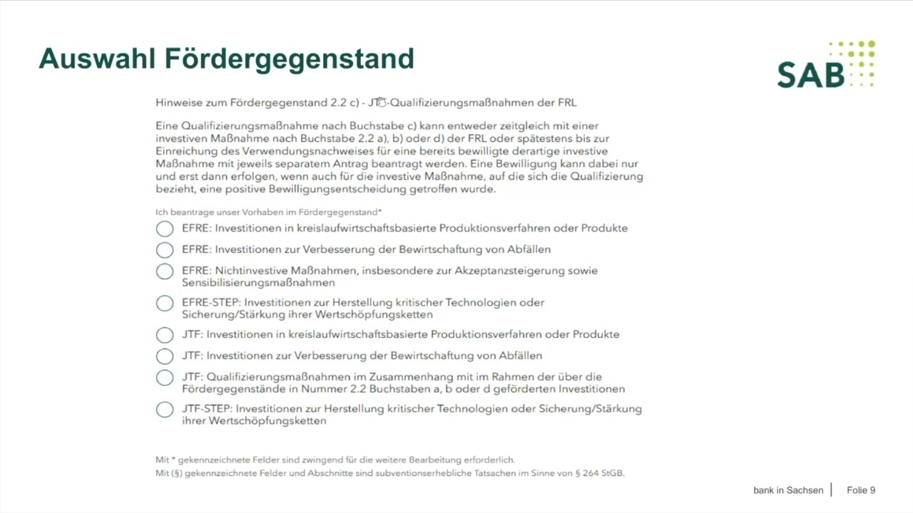 Förderprogramm Kreislaufwirtschaft - Antragstellung und Verfahren