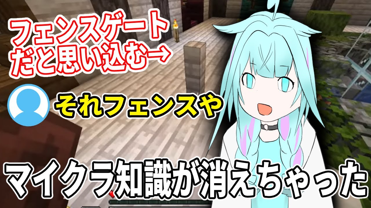マイクラ知識が消えかかってることに気づいてしまった水宮