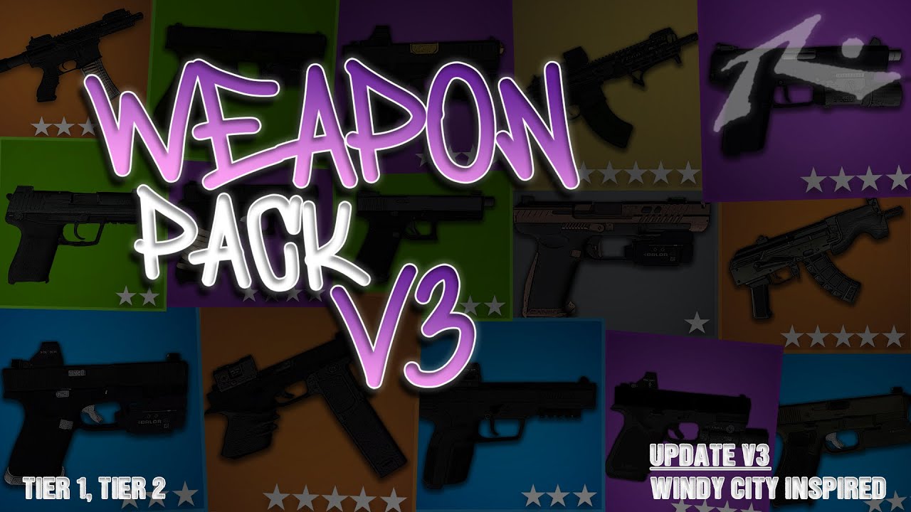 Windy City Gun Pack V3 Inspired | Update V3 | +5 Guns (Tier 1.5)