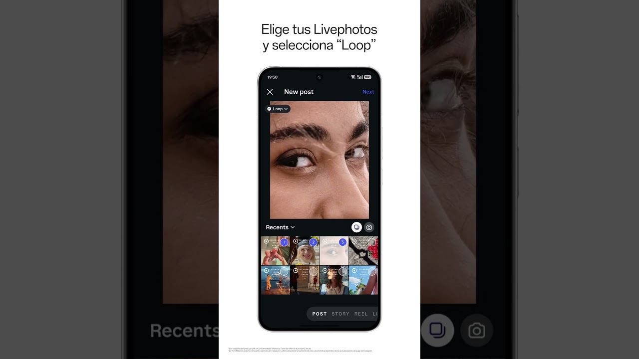 ¡Sube tus Livephotos a Instagram desde tu 
