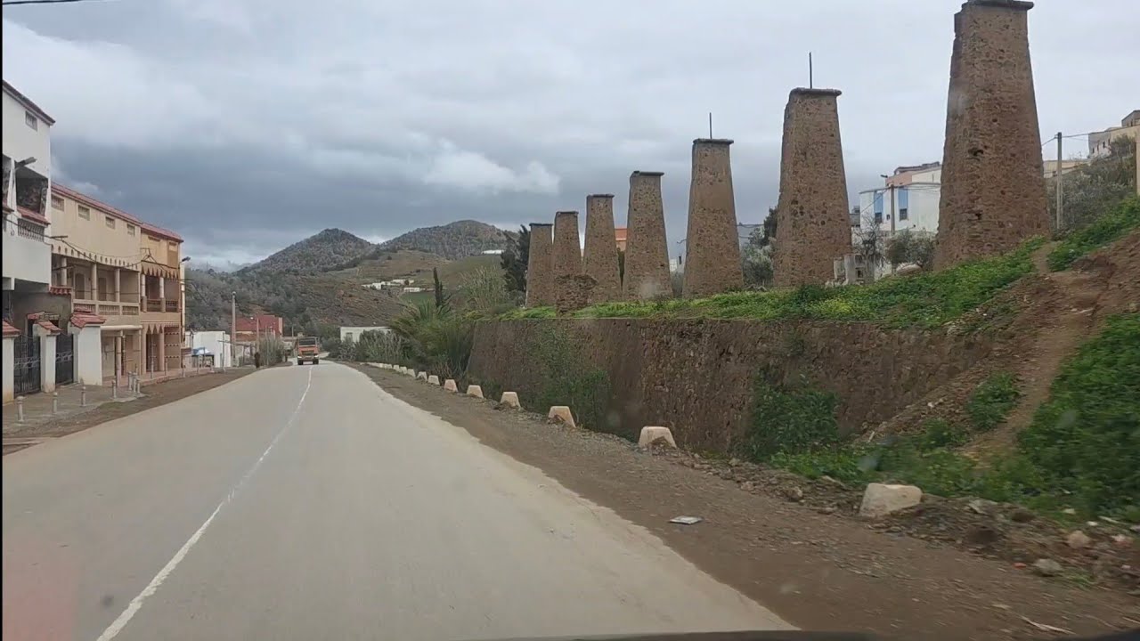 جولة ممتعة عبر الطريق الخميس أقديم إقليم الناظور شوفو الأجواء تبارك الله بعد أمطار الخير 